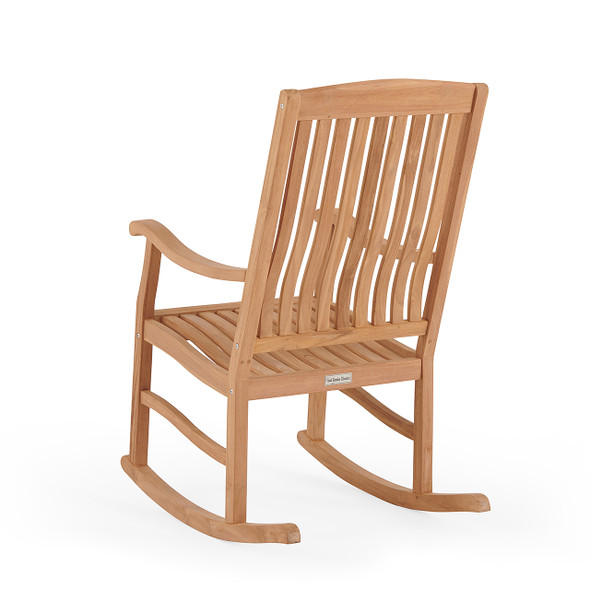 Eastchester Natural Stain Solid Teak Rocking Chair