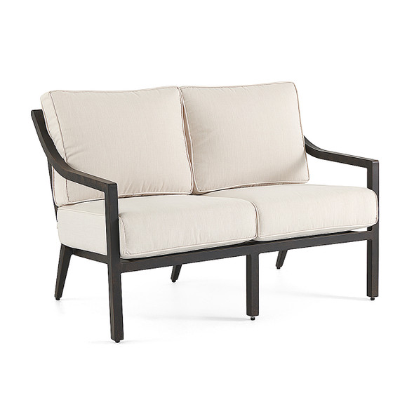Hill Country Aged Bronze Aluminum with Cushions Loveseat -
