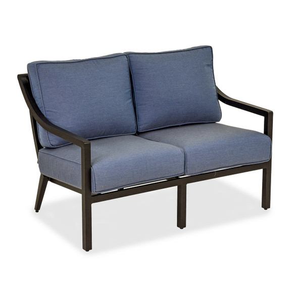 Hill Country Aged Bronze Aluminum with Cushions Loveseat - Hill Country Aged Bronze Aluminum with Cushions Loveseat -
