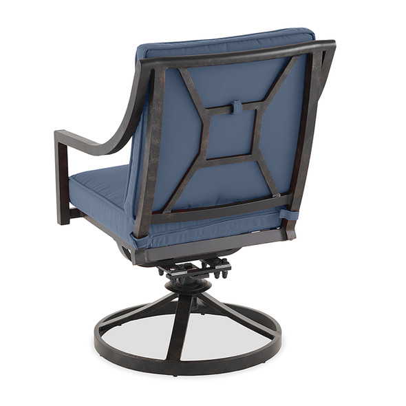 Hill Country Aged Bronze Aluminum with Cushions Swivel Rocker - Hill Country Aged Bronze Aluminum with Cushions Swivel Rocker -