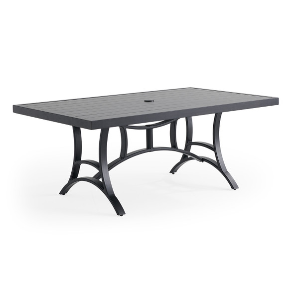 Hill Country Aged Bronze Aluminum 72 x 42 in. Dining Table -