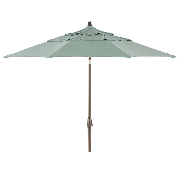 Treasure Garden 9 ft. Bronze Aluminum Market Double Wind Vent Umbrella (UM810)