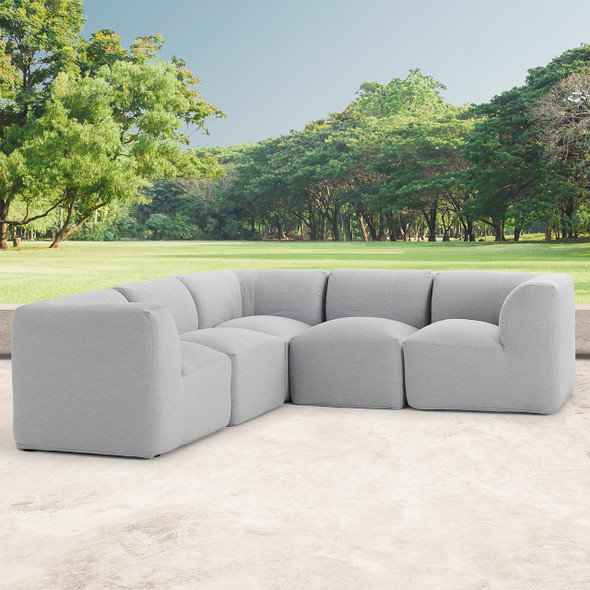 Napa Upholstered 5 Piece Sectional