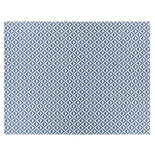 Blue Abstract Geo Rug Blue Abstract Geo Rug