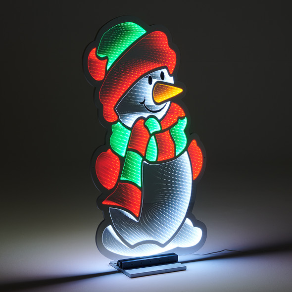 70 in. Infinity Light Snowman