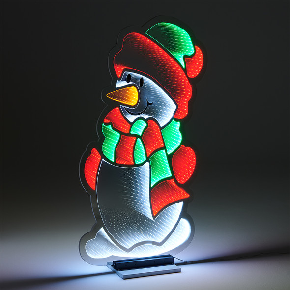 47 in. Infinity Light Snowman