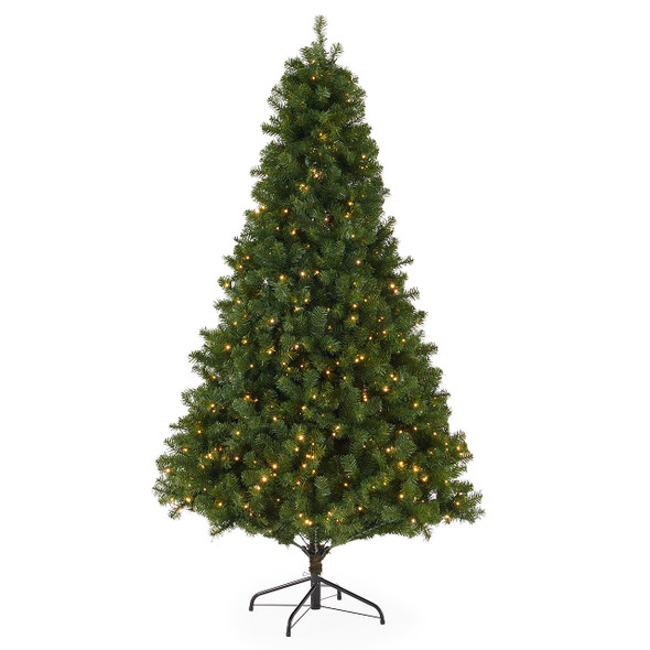 7.5 ft. Twinkling Norway Spruce Classic Christmas Tree with 800 LED Dual Lights