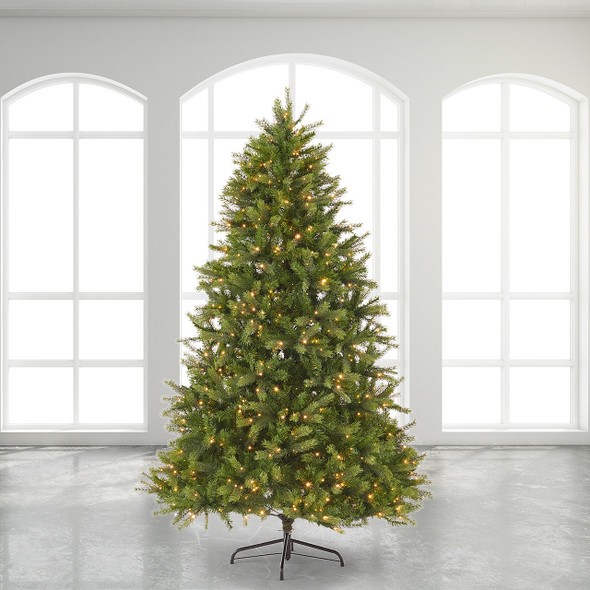 7.5 ft. Twinkling Balsam Fir Classic Christmas Tree with 900 LED Dual Lights