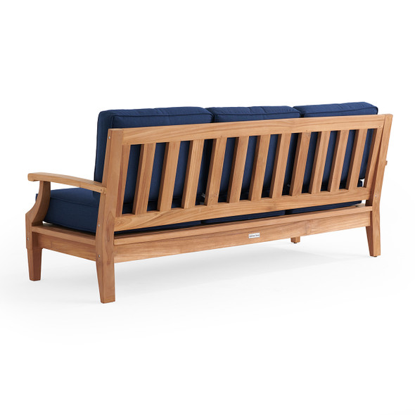 Grand Banks Teak with Cushions Sofa
