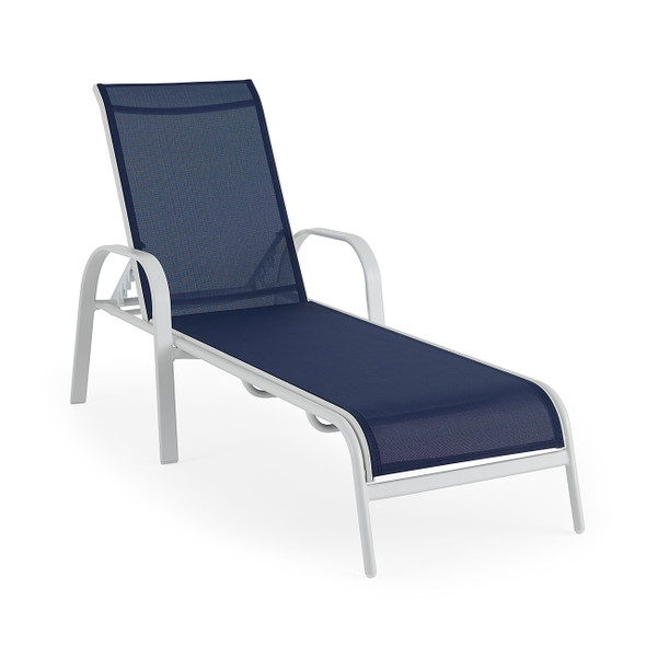 Malibu Aluminum with Sling Chaise Lounge Malibu Aluminum with Sling Chaise Lounge