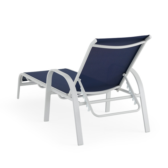 Malibu Aluminum with Sling Chaise Lounge Malibu Aluminum with Sling Chaise Lounge