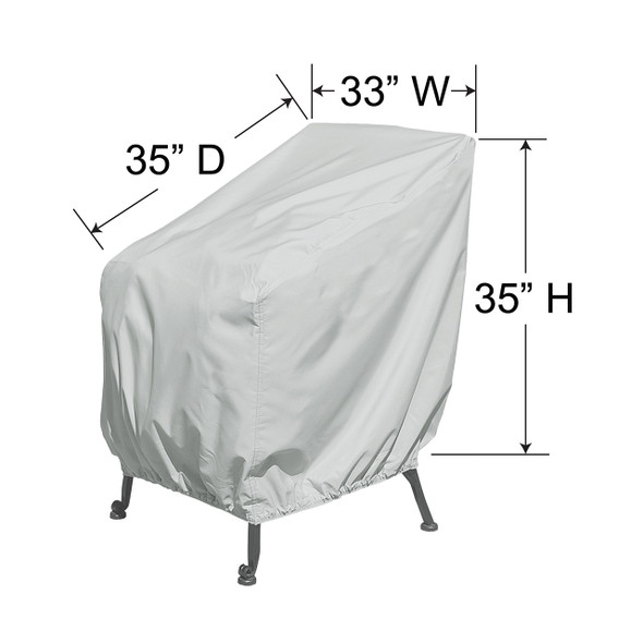 Treasure Garden 33 x 35 in. Lounge Chair Protective Cover