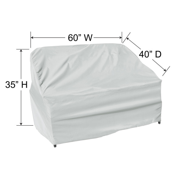 Treasure Garden 60 x 40 in. Large Loveseat Protective Cover
