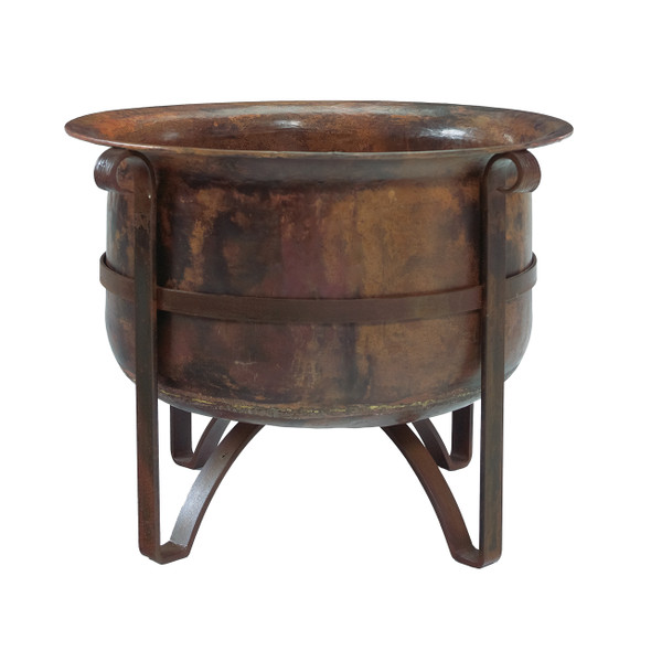 In-Store Only - Flaming Gorge Rustic Solid Copper Acadia 30 in. D Fire Pit In-Store Only - Flaming Gorge Rustic Solid Copper Acadia 30 in. D Fire Pit