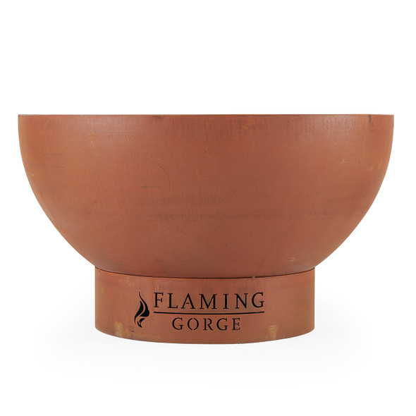 In-Store Only - Flaming Gorge Gobi Corten Steel Canyon 40 in. D x 23 in. H Fire Pit -