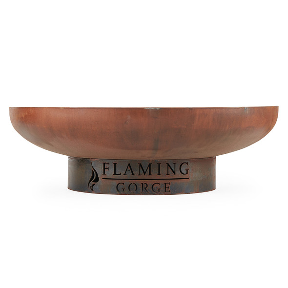 In-Store Only - Flaming Gorge Gobi Corten Steel Canyon 36 in. D Fire Pit