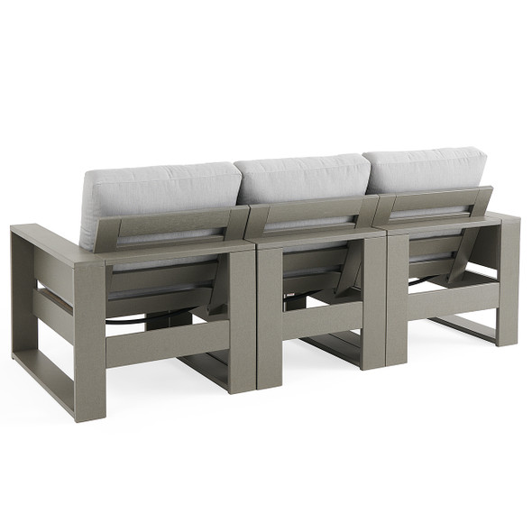 Montauk Polymer with Cushions Modular Sofa Montauk Polymer with Cushions Modular Sofa