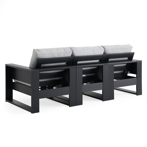 Montauk Polymer with Cushions Modular Sofa