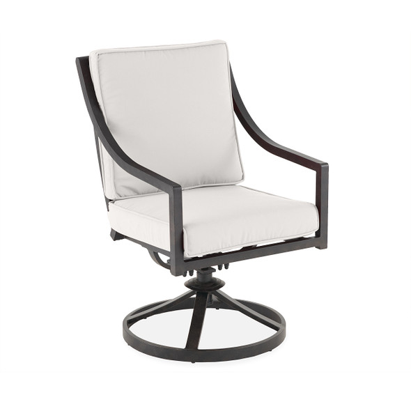 Hill Country Aged Bronze Aluminum with Cushions Swivel Rocker -