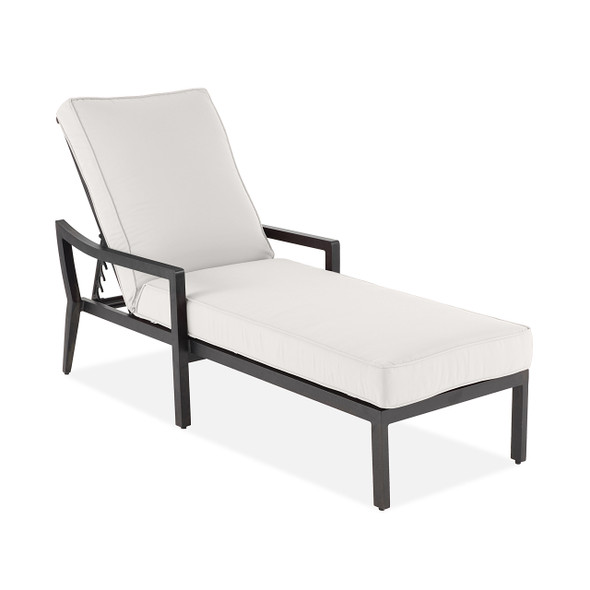 Hill Country Aged Bronze Aluminum with Cushions Chaise Lounge -