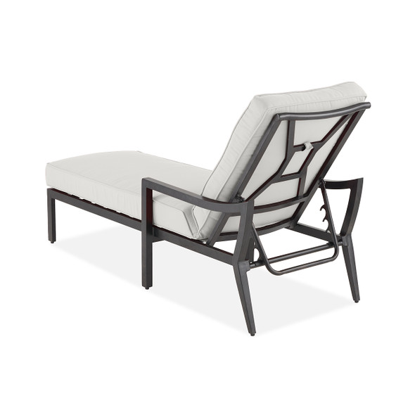 Hill Country Aged Bronze Aluminum with Cushions Chaise Lounge -