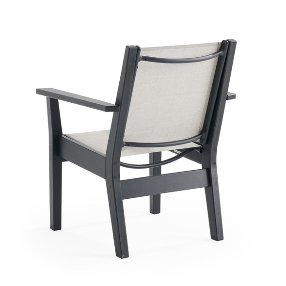 Montauk Polymer with Sling Dining Chair