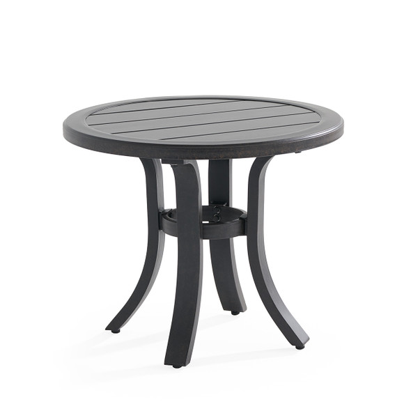 Key West Rustic Bronze Aluminum 24 in. D End Table