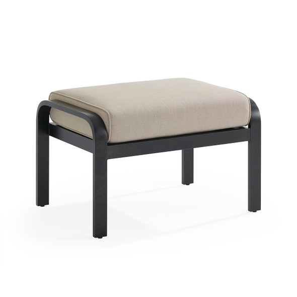 Key West Rustic Bronze Aluminum with Cushion Ottoman