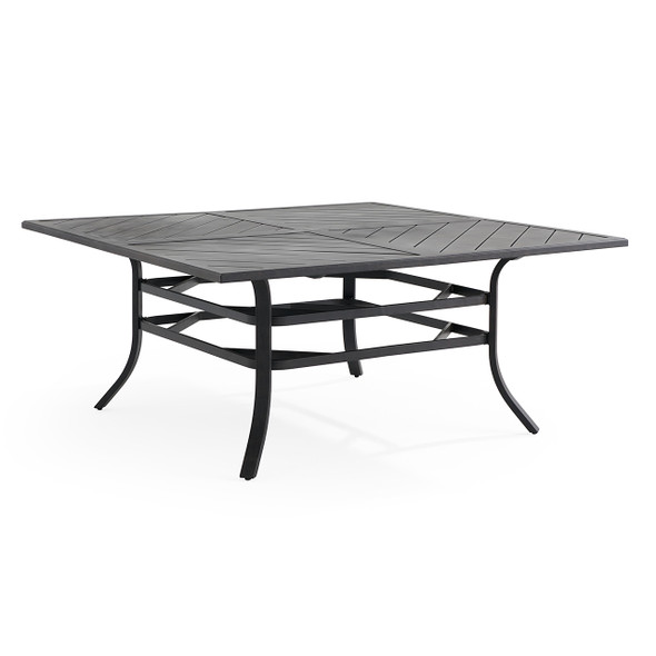 Key West Rustic Bronze Aluminum 66 in. Sq. Dining Table