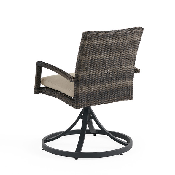 Sonoma Outdoor Wicker with Cushions Swivel Rocker