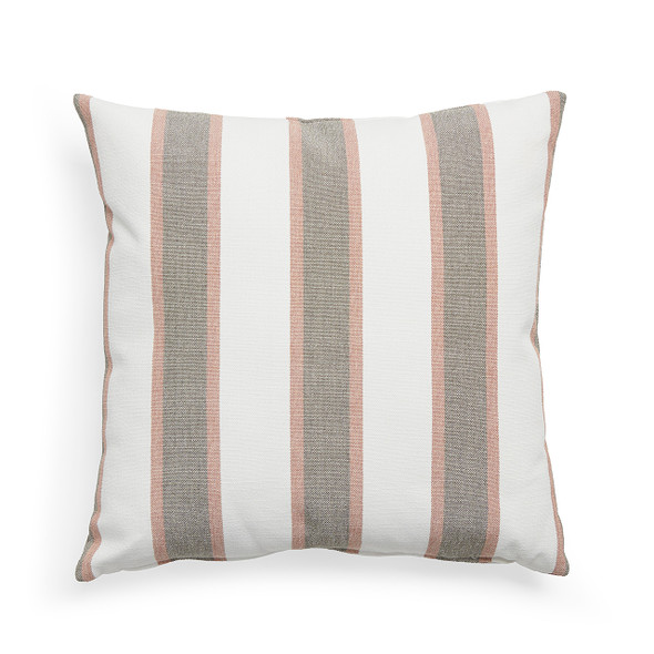 18 inch Shale Napa Stripe Pillow