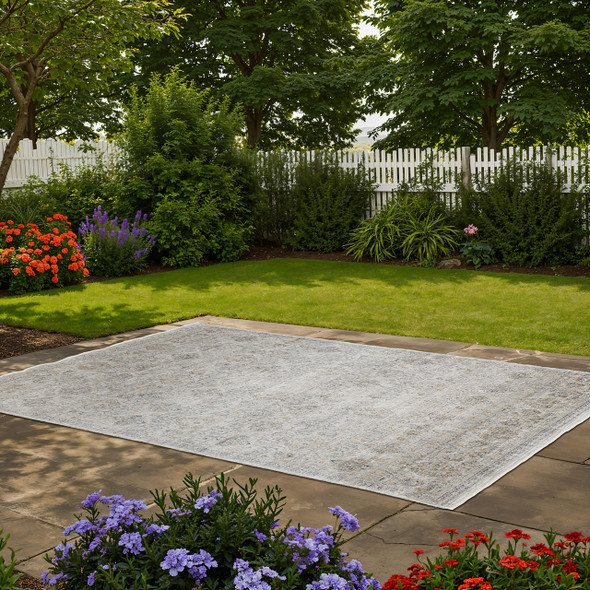 Tangiers Grey Tapestry Rug