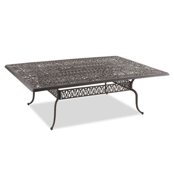 Cadiz Aged Bronze Cast Aluminum 90 x 64 in. Dining Table