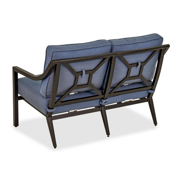 Hill Country Aged Bronze Aluminum and Cushion Loveseat