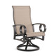 Eclipse Autumn Rust Aluminum with Elevation Stone Sling Swivel Rocker