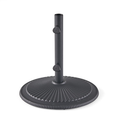 garden treasures umbrella base black patio umbrella base 874966 - 50lb by Treasure | Anchor your umbrella in style with this beautiful weather resistant Cast Aluminum Garden Umbrella Base that features an iron core and dual Classic – Treasure Garden