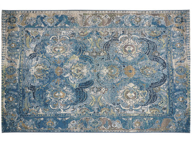Kashan Blue Rug Carmel Blue Kashan 5 ft. x 8 ft. Rug