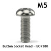 M5 ISO3780 BUTTON Head Cap Screw - Stainless Steel - 3D Printer Metric Fasteners