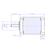 NEMA17 60mm 0.9 Degree Temperature Stepper Motor 3D Printer Spare Parts