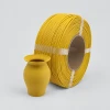 Spool3D Matte Yellow PLA 2005 C refill with matching 3D printed vase