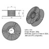 Spool3D Canada Refillable 3D Printer Filament Spool weight and dimensions