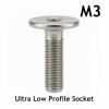 M3 Ultra Low Profile Socket Cap Screw - Stainless Steel - 3D Printer Fasteners