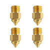 Creality Ender 5 Max Brass Nozzle 4 Pack - 3D Printer Spare Parts