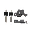 Bambu Lab H2D TPU high flow kit components PTFE guides feed path parts and mounting hardware for flexible filament extrusion upgrade
