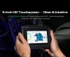 Creality Sermoon P1 3D scanner six-inch HD touchscreen displaying a motorcycle scan