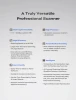 Creality Sermoon S1 professional 3D scanner feature overview for accuracy, speed, large objects and spray-free scanning