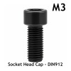 M3 Socket Head Cap Screw - DIN912 - Alloy Steel - 3D Printer Fasteners