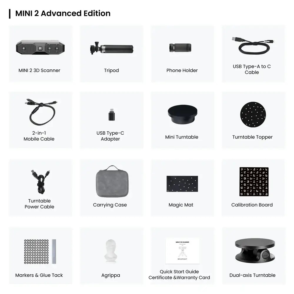 Revopoint MINI 2: High-Precision 3D Scanner | SPOOL3D
