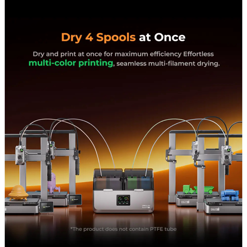 Creality Space Pi X4 Dryer | 4-Spool Filament Dry Box