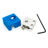 Micro Swiss Heating Block Upgrade with Silicone Sock for CR10 Printers - 3D Printer Spare Parts